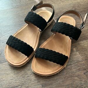 Black sandals